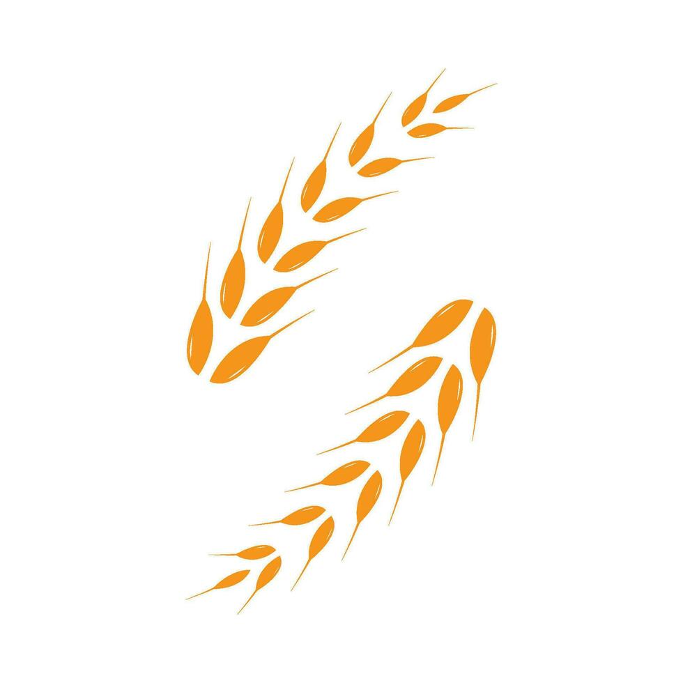 wheat Logo Template vector icon design