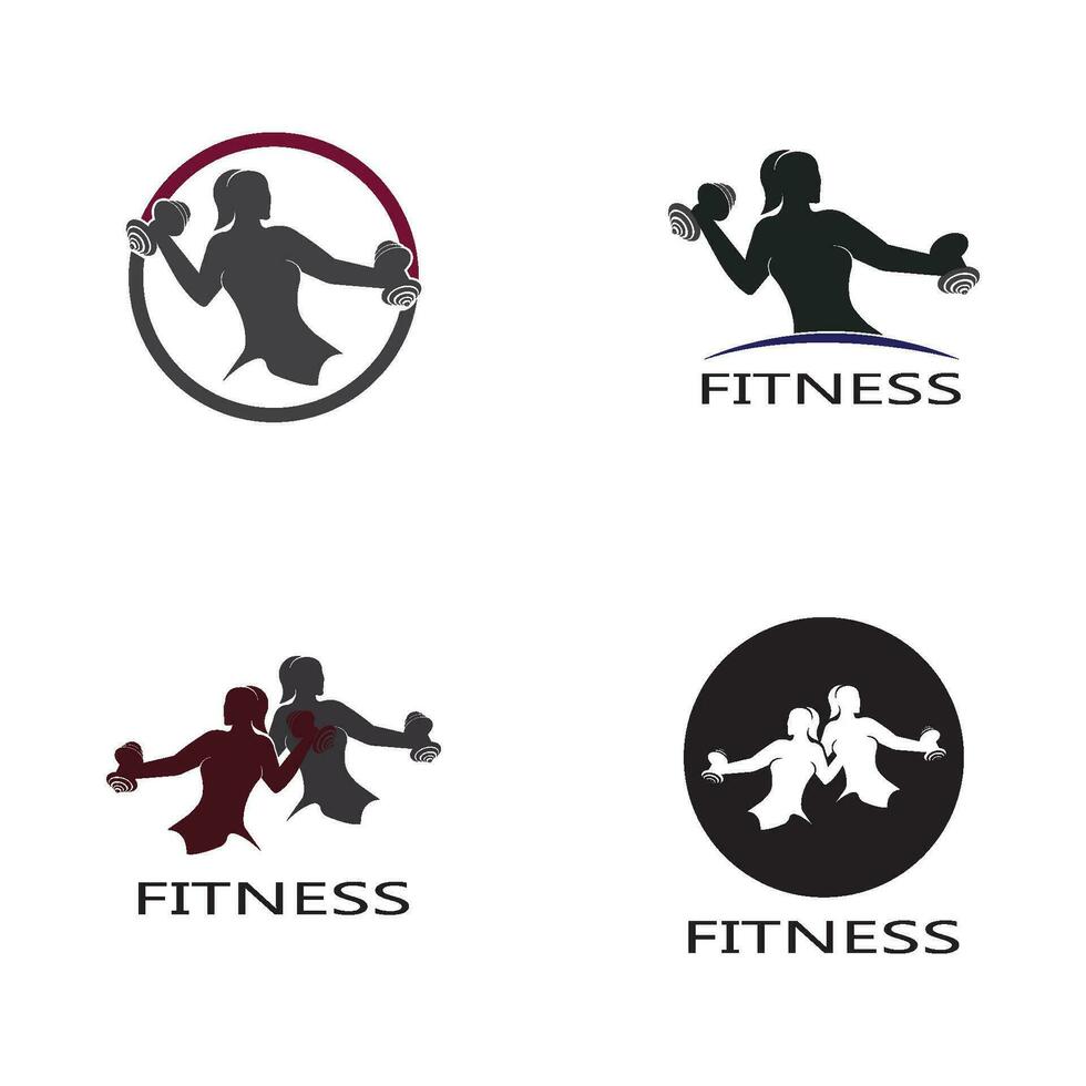 Bodybuilder Logo Template vector