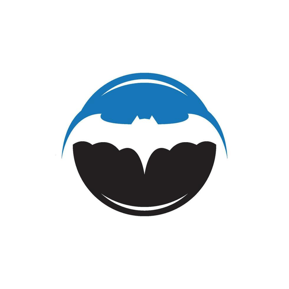 bat ilustration vector icon