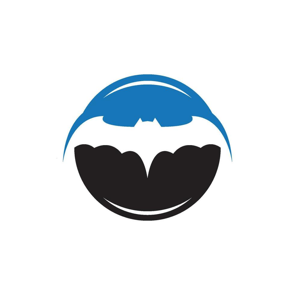 bat ilustration vector icon