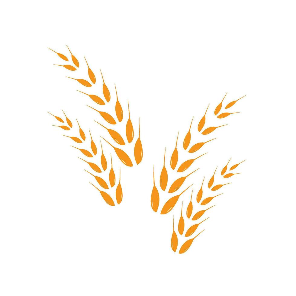 wheat Logo Template vector icon design