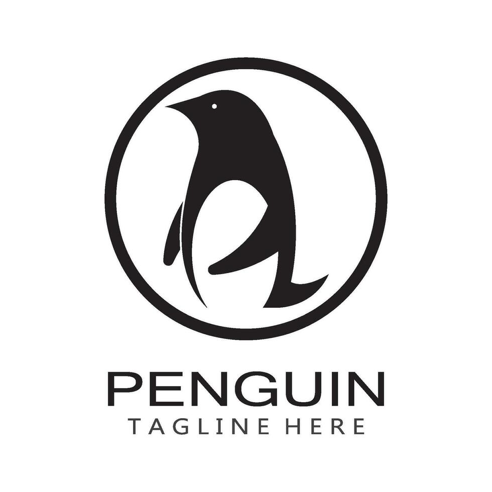 Penguin Logo Template vector icon