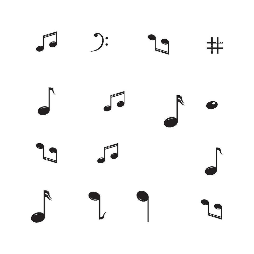 Music note Icon Vector