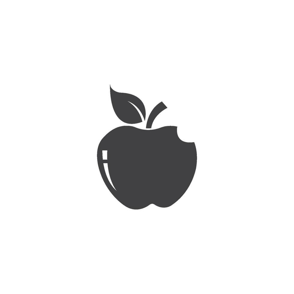 diseño de ilustración de vector de manzana