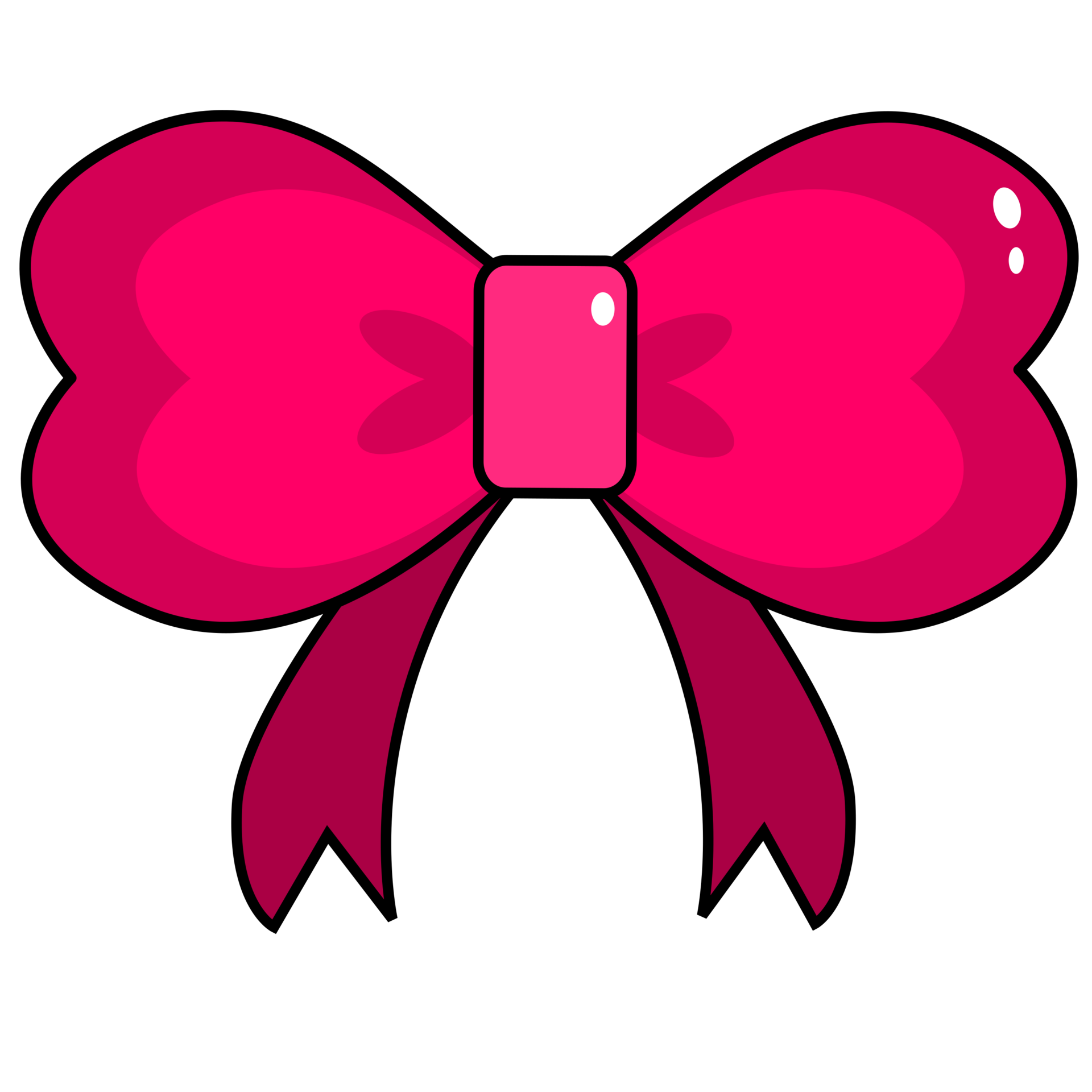 Pink Ribbon Bow PNG Transparent Images Free Download, Vector Files