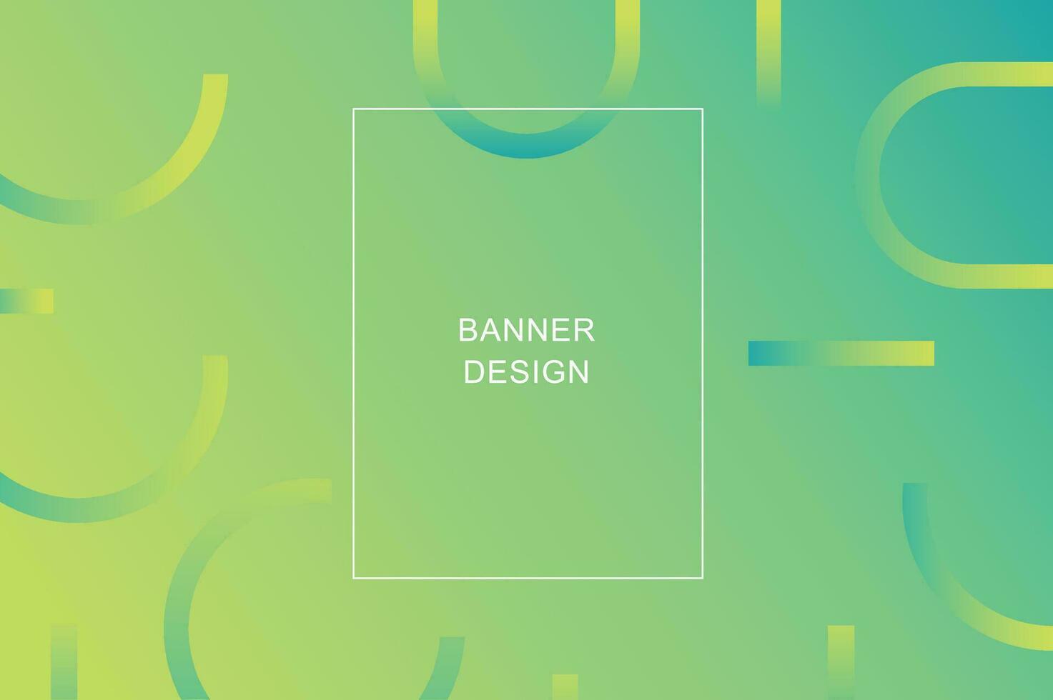 Abstract green and yellow color background. Dynamic shapes composition. Banner, brochure, poster, cover, business presentation template element. Vector illustration EPS 10.