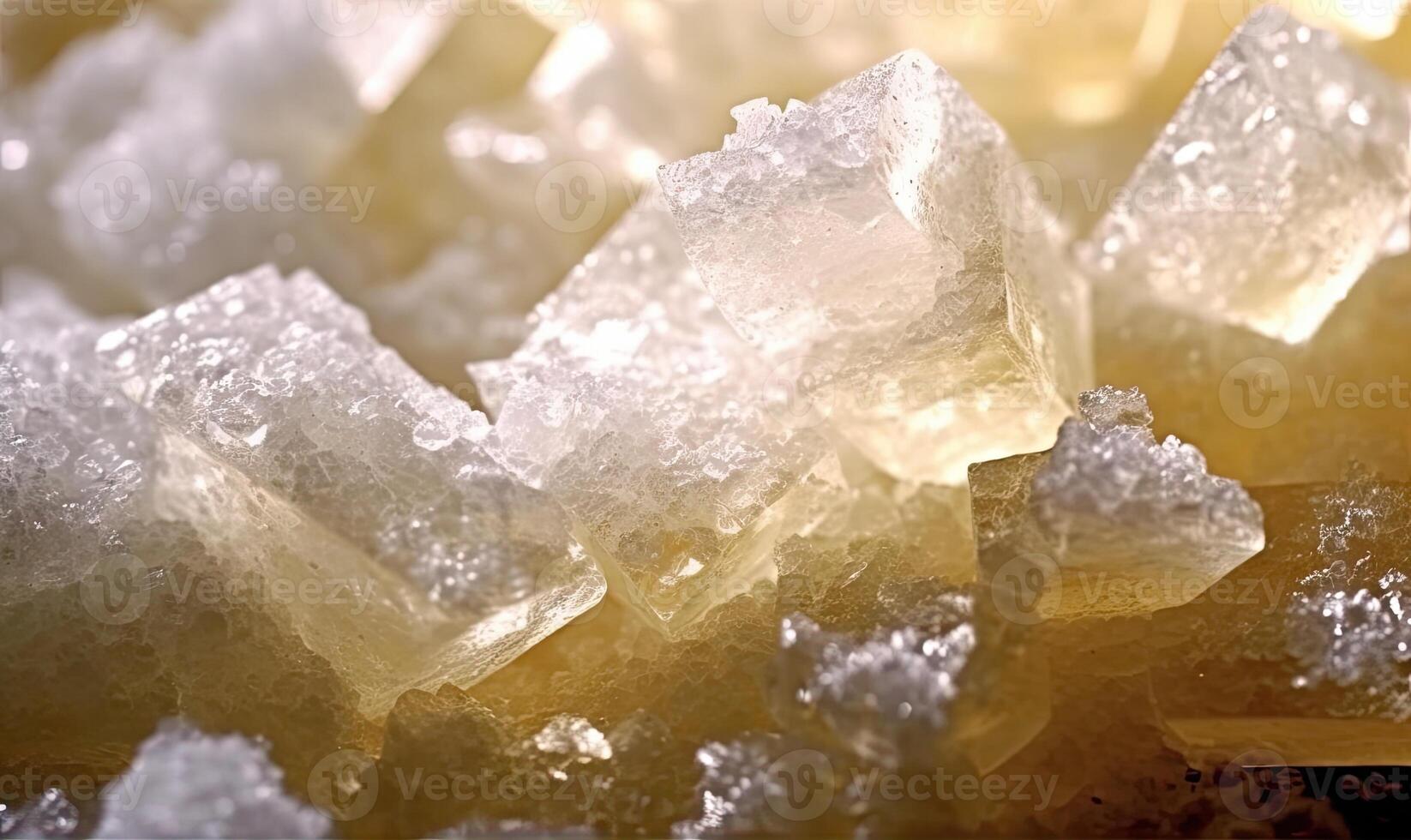 Abstract sugar crystal. Granulated surar Close-up wallpaper. photo