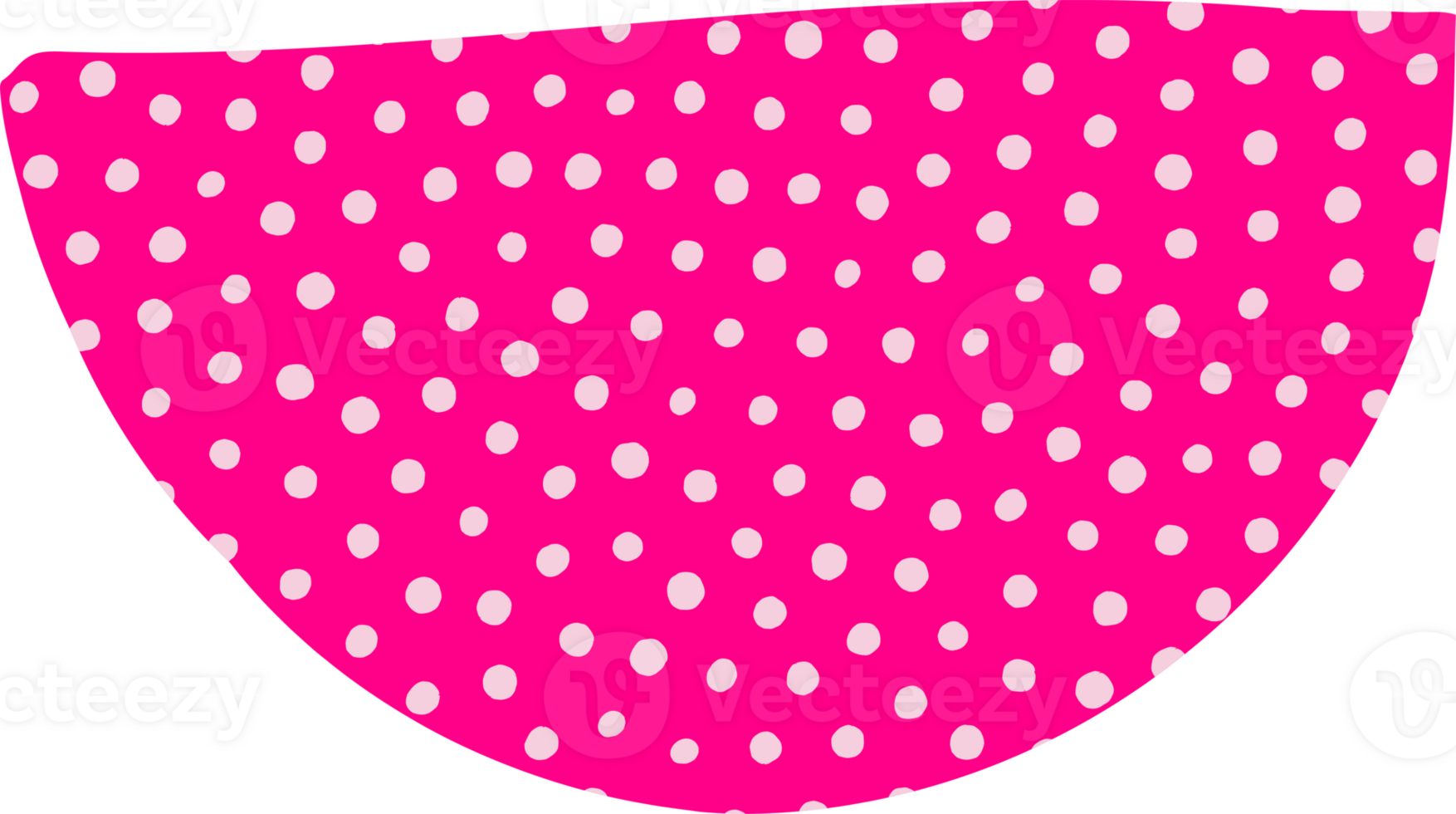 Pink form with dotted pattern png