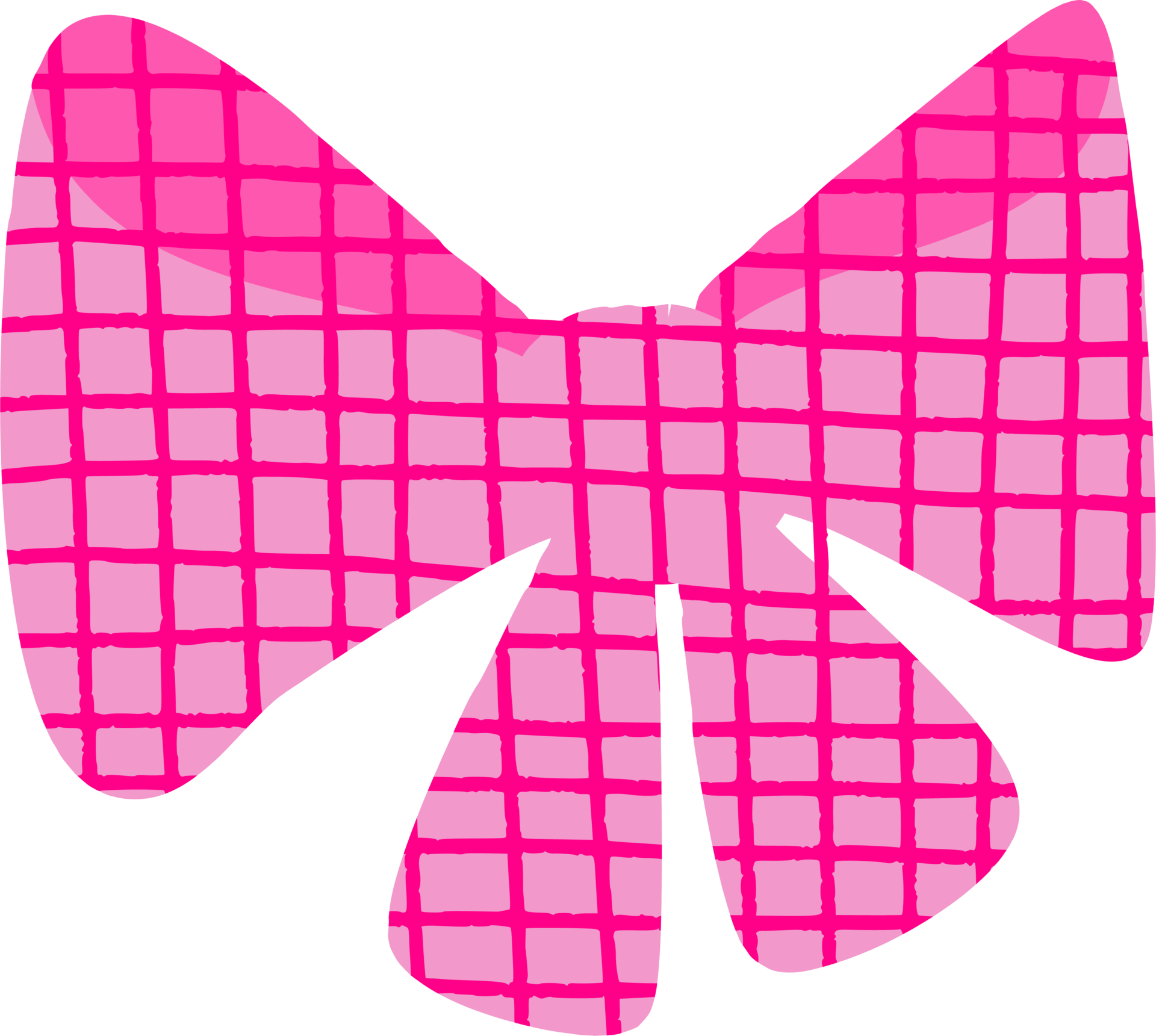 pink-bow-with-checkered-pattern-26959529-png