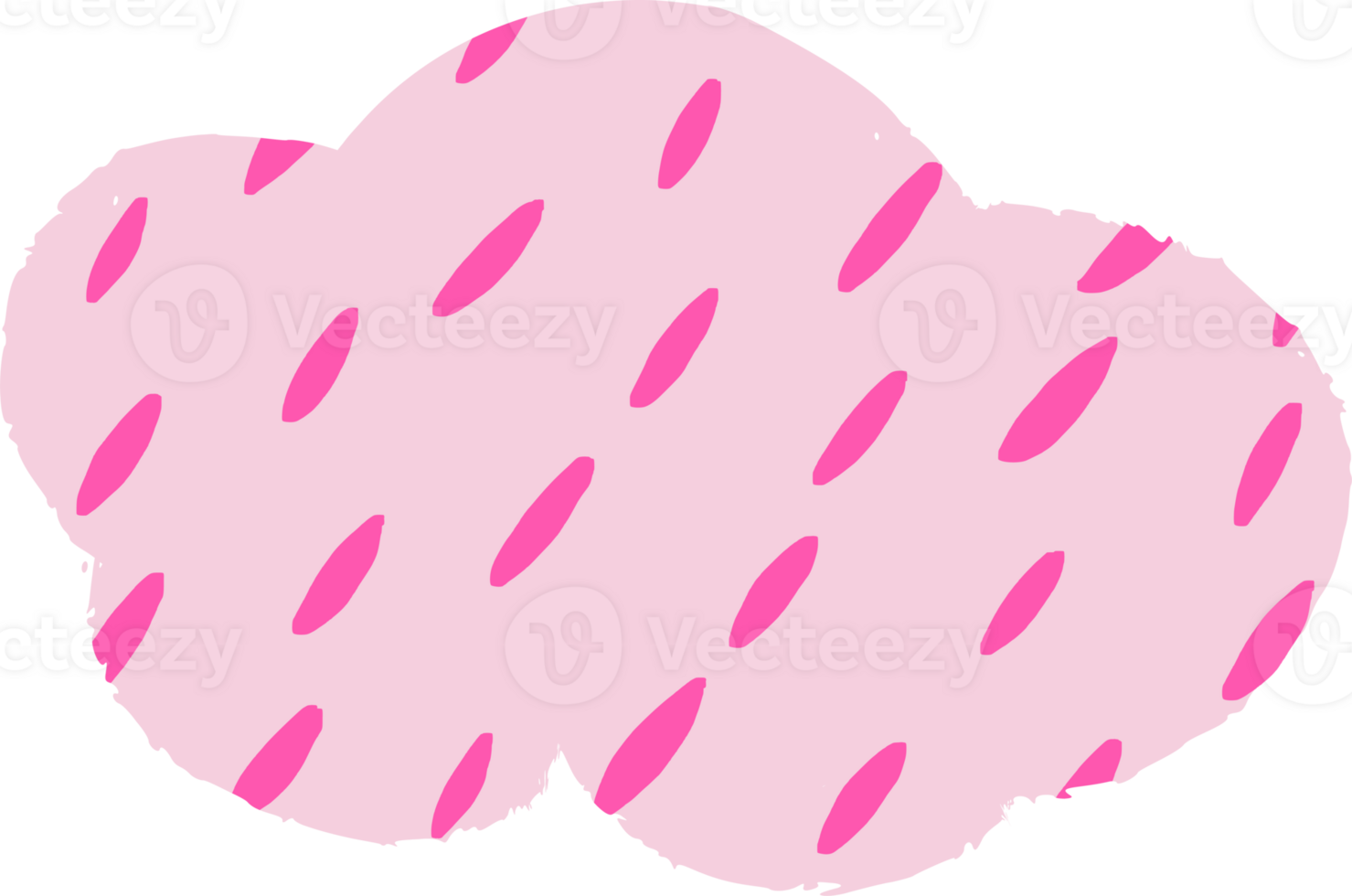 vorm roze gevormde png