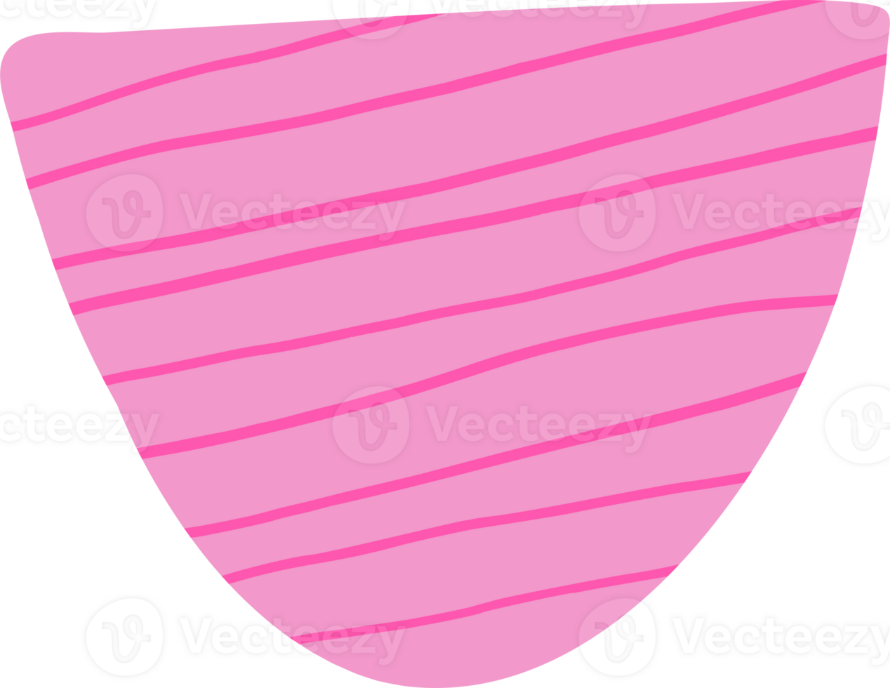 Pink shape with  pattern png