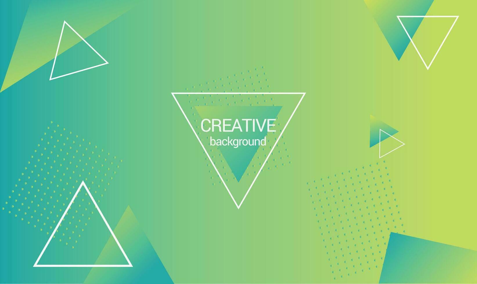 Abstract green and yellow color background. Dynamic shapes composition. Banner, brochure, poster, cover, business presentation template element. Vector illustration EPS 10.