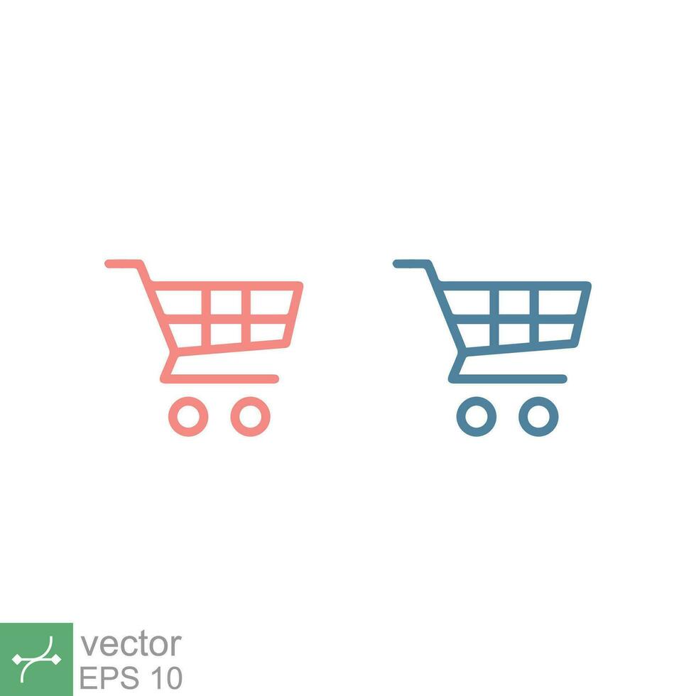 compras carro icono. sencillo plano estilo. comercio, comprar, web, Internet, carretilla, cesta, en línea Tienda concepto. vector ilustración símbolo aislado en blanco antecedentes. eps 10