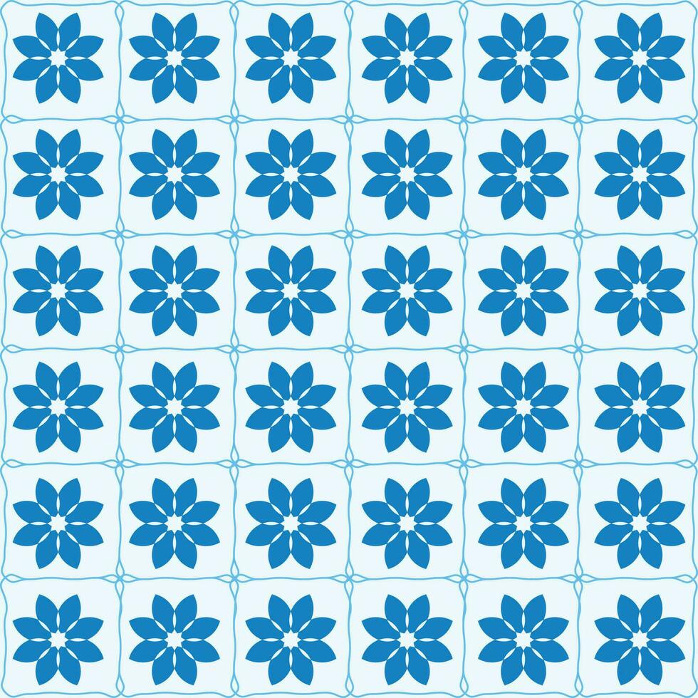 Flower pattern. Abstract geometric pattern with small squares. Design element for web banners, posters, cards, wallpapers, backdrops, panels Vector illustration.