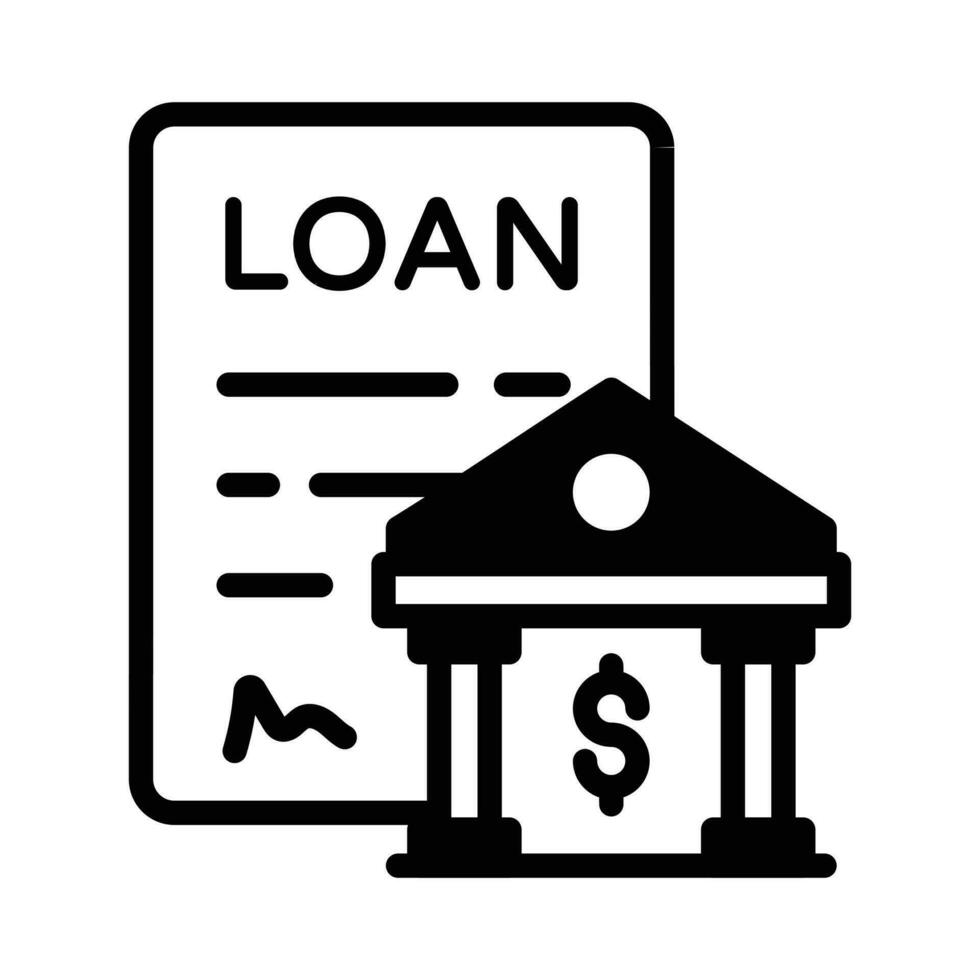 Grab this carefully crafted loan agreement vector design