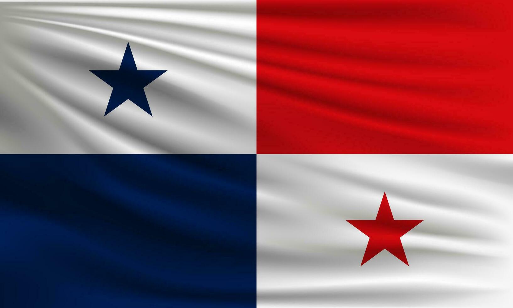 Vector flag of Panama
