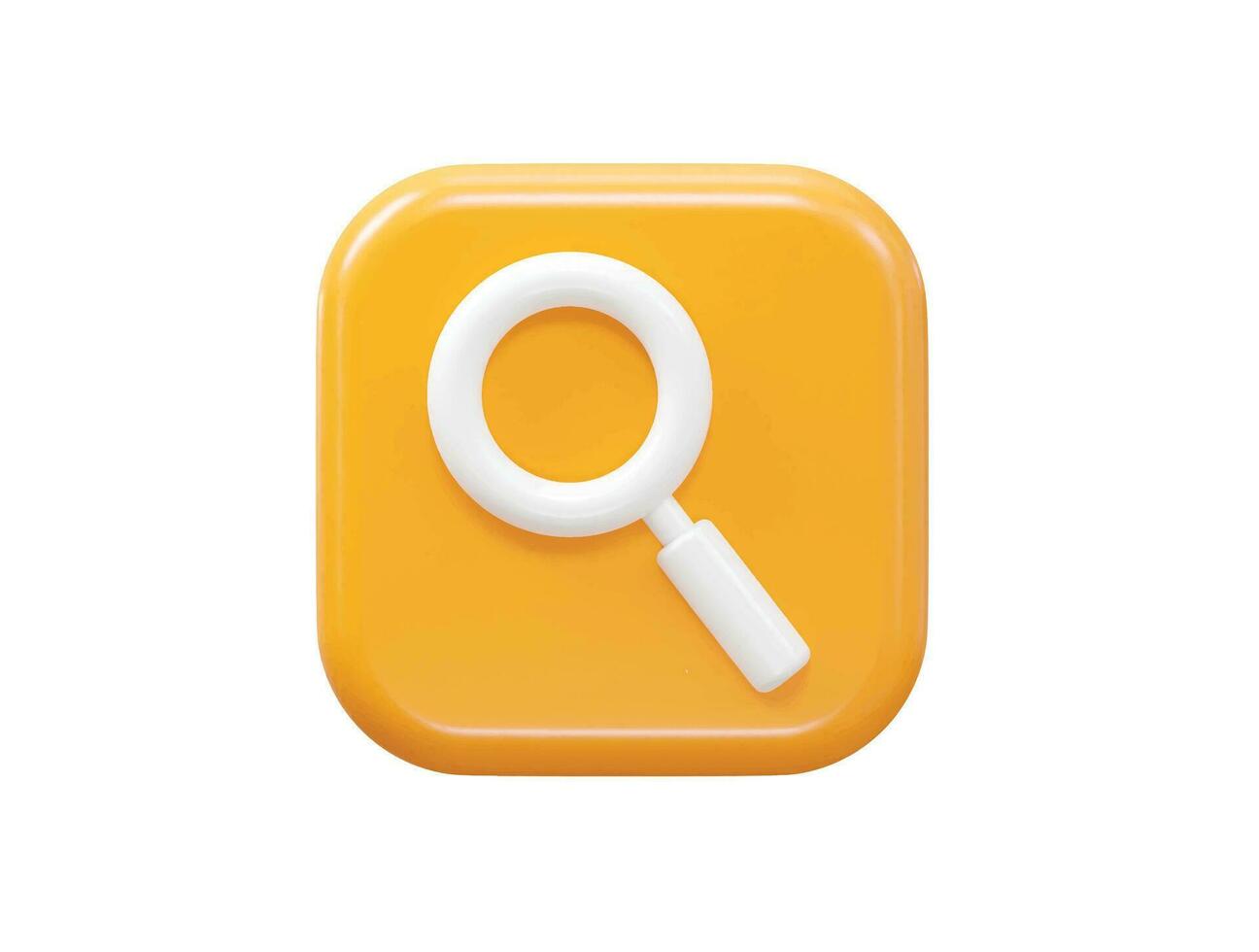 Search bar icon vector 3d rendering