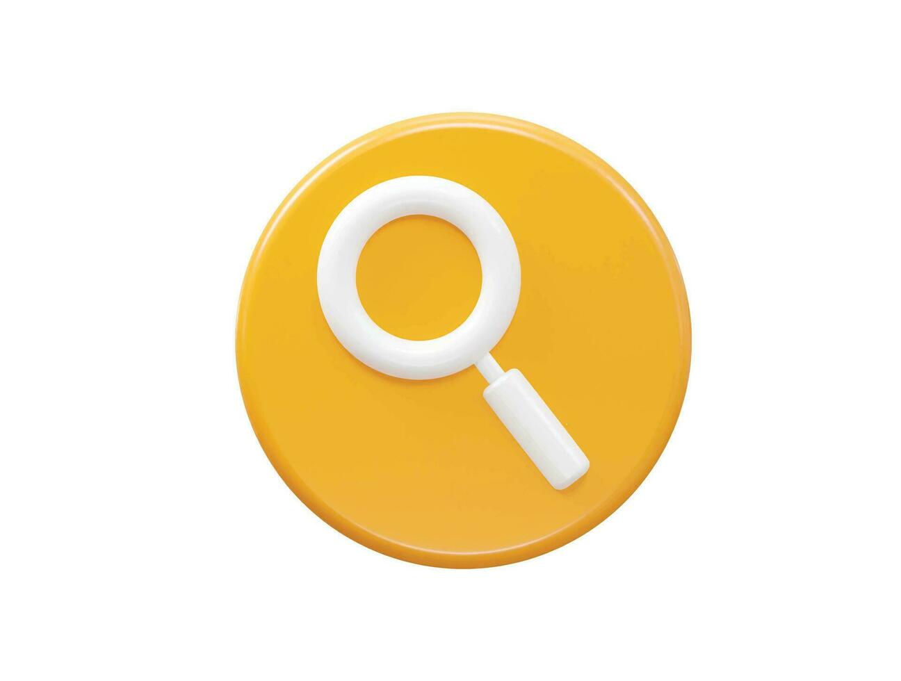 Search bar icon vector 3d rendering