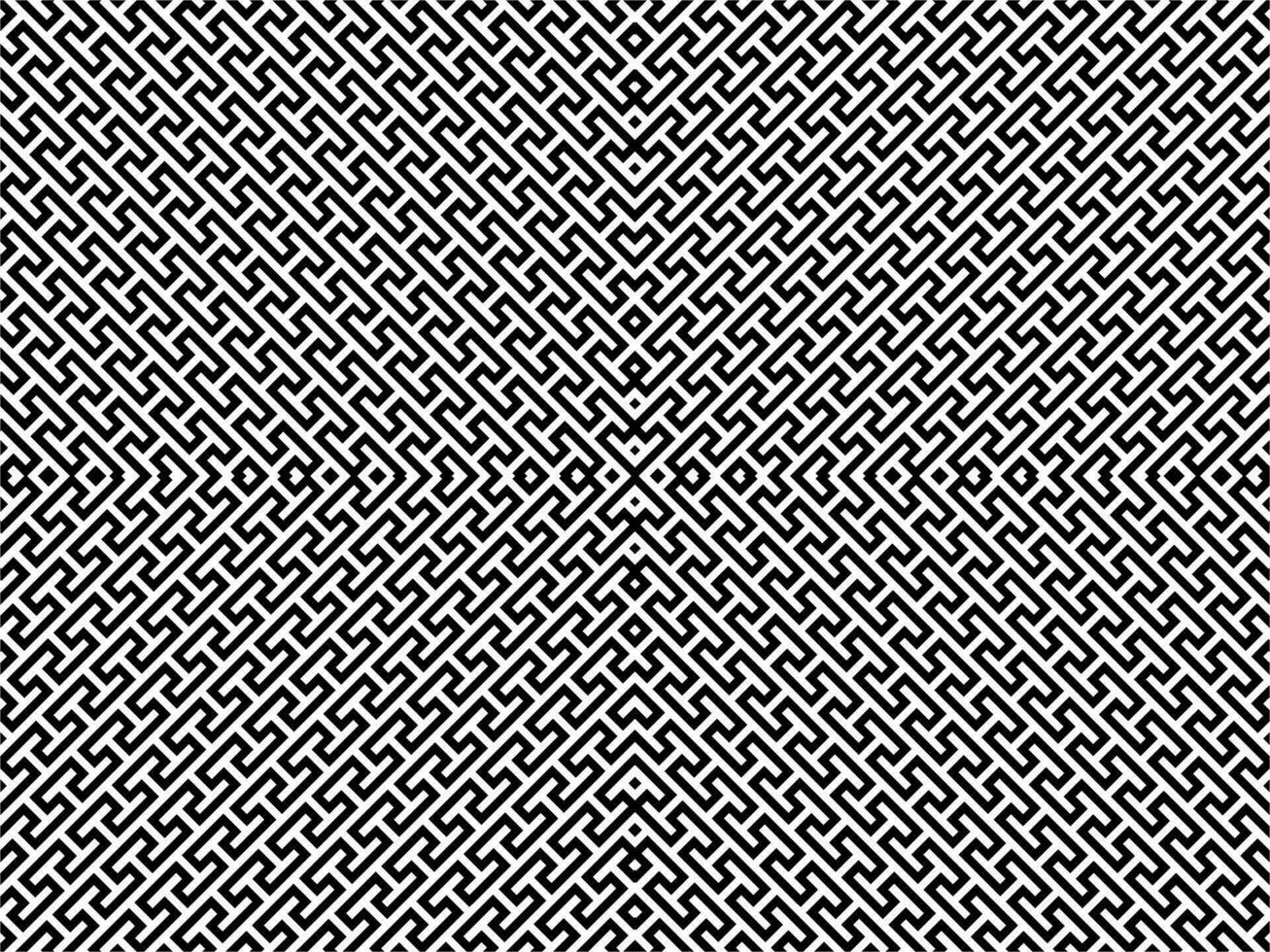 Stripes Motifs Pattern in Black White. Decoration for Interior, Exterior, Carpet, Textile, Garment, Cloth, Silk, Tile, Plastic, Paper, Wrapping, Wallpaper, Pillow, sofa, Background, Ect. Vector