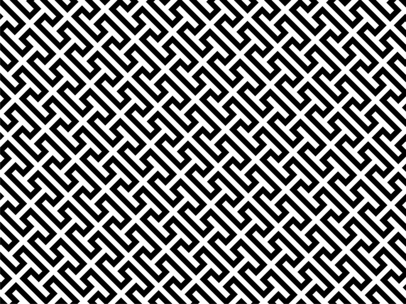 Stripes Motifs Pattern in Black White. Decoration for Interior, Exterior, Carpet, Textile, Garment, Cloth, Silk, Tile, Plastic, Paper, Wrapping, Wallpaper, Pillow, sofa, Background, Ect. Vector