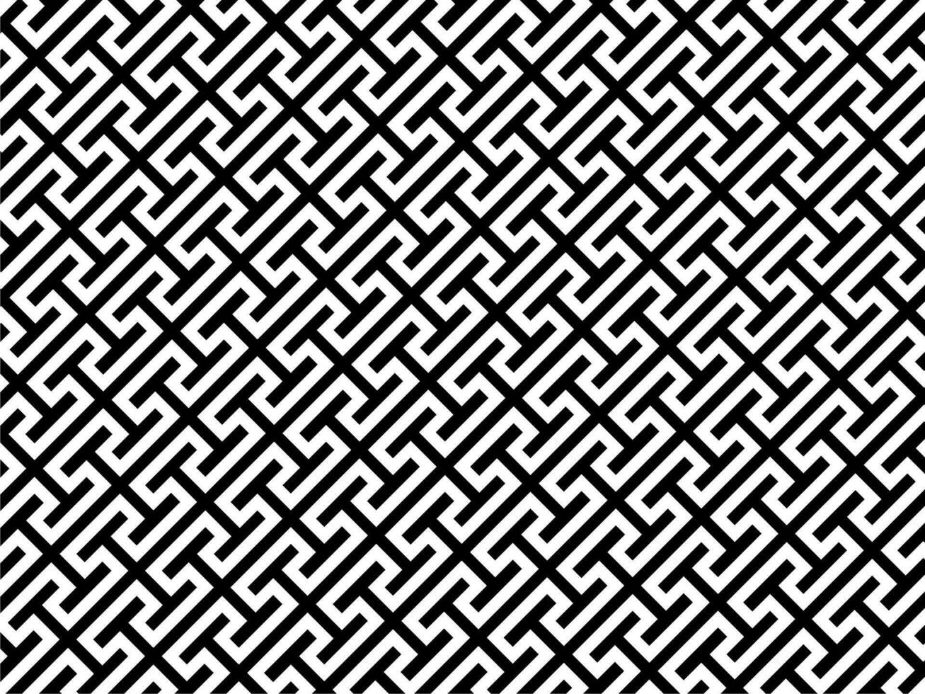 Stripes Motifs Pattern in Black White. Decoration for Interior, Exterior, Carpet, Textile, Garment, Cloth, Silk, Tile, Plastic, Paper, Wrapping, Wallpaper, Pillow, sofa, Background, Ect. Vector