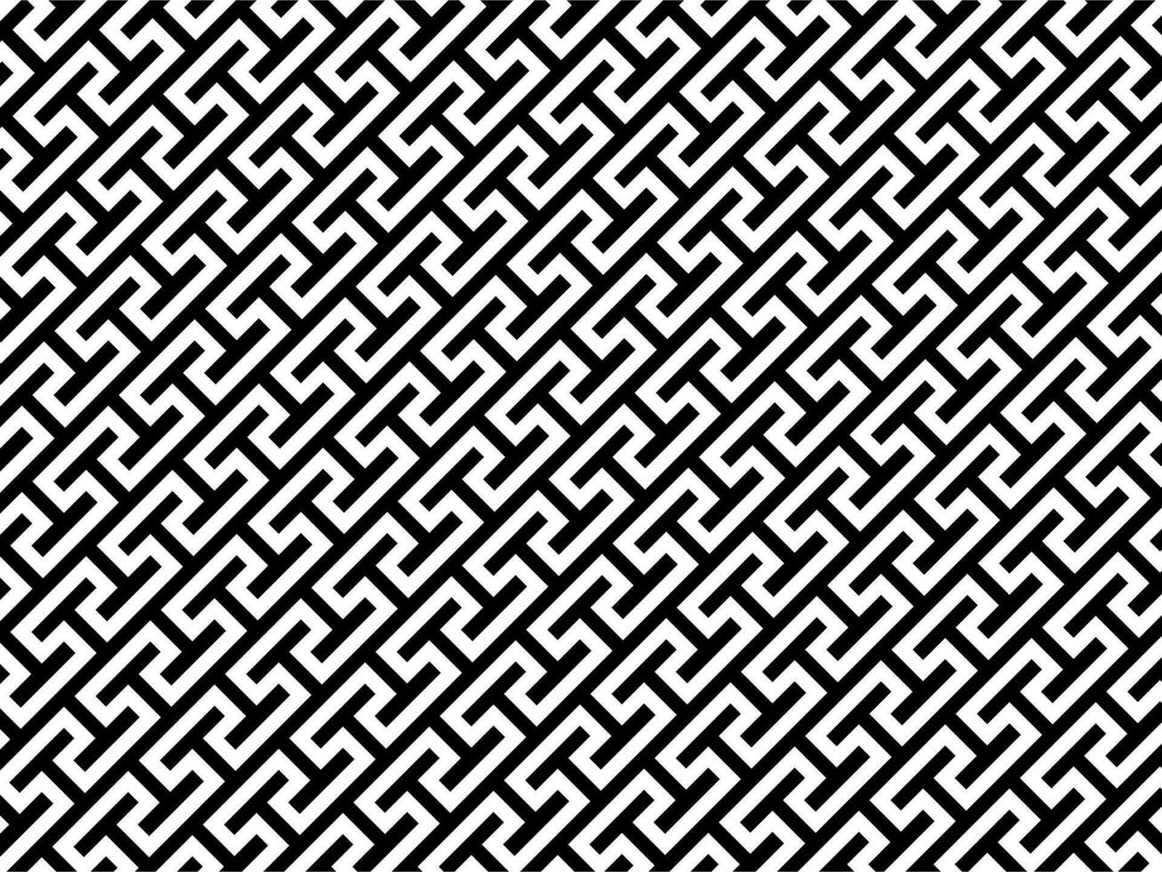 Stripes Motifs Pattern in Black White. Decoration for Interior, Exterior, Carpet, Textile, Garment, Cloth, Silk, Tile, Plastic, Paper, Wrapping, Wallpaper, Pillow, sofa, Background, Ect. Vector