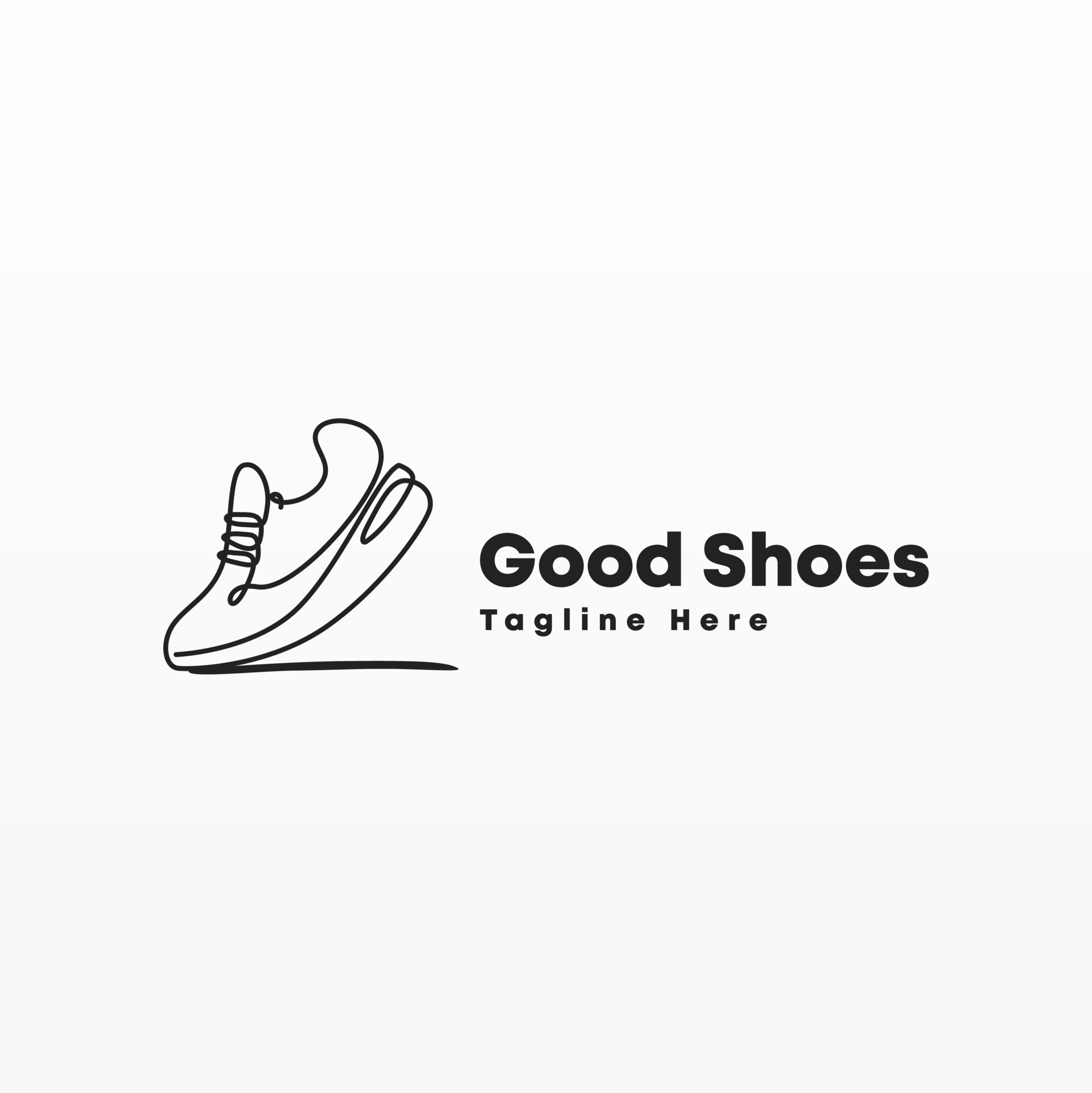 Shoes man fashion logo design 26967760 Vector Art at Vecteezy