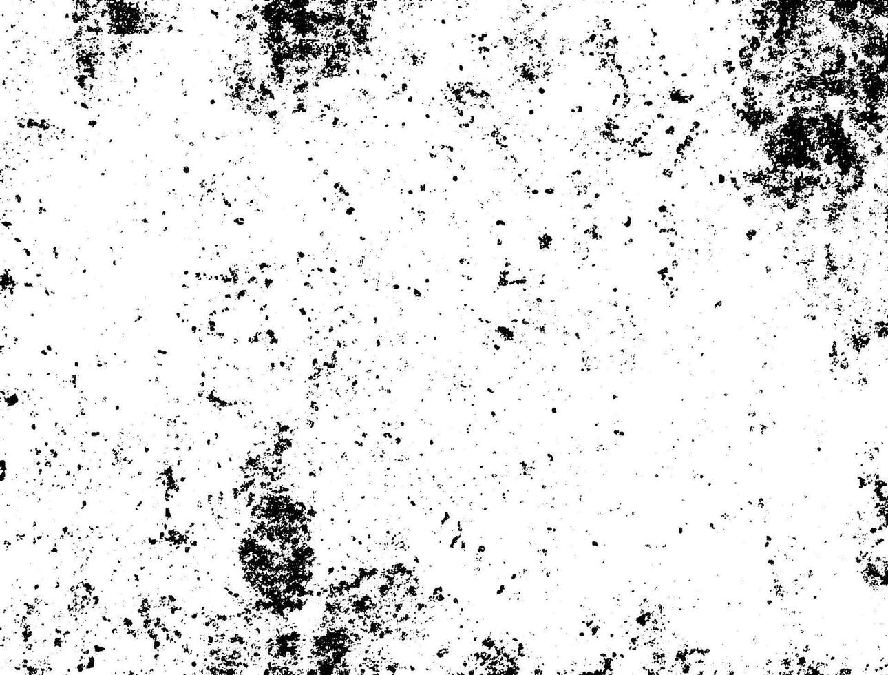 Black and white grunge urban texture vector with copy space. Abstract illustration surface dust and rough dirty wall background with empty template. Distress or dirt and grunge effect concept - vector