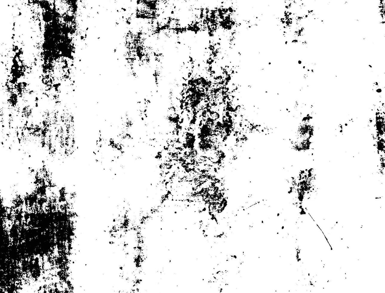 Black and white grunge urban texture vector with copy space. Abstract illustration surface dust and rough dirty wall background with empty template. Distress or dirt and grunge effect concept - vector