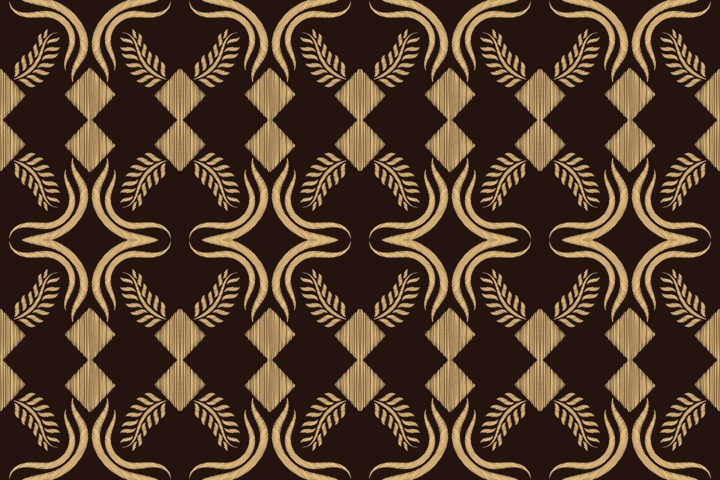 étnico ikat tela modelo geométrico estilo.africano ikat bordado marrón étnico oriental modelo marrón antecedentes. resumen,vector,ilustración.textura,papel tapiz,marco,decoración,alfombra,motivo. vector