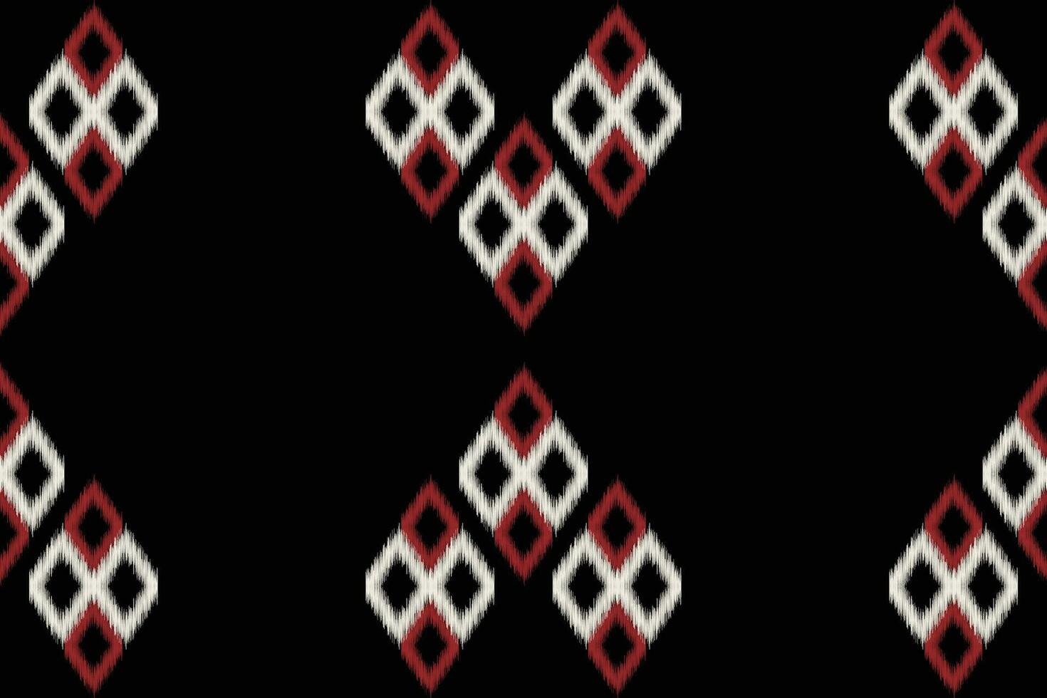 Ethnic Ikat fabric pattern geometric style.African Ikat embroidery Ethnic oriental pattern black background. Abstract,vector,illustration.Texture,clothing,frame,decoration,carpet,motif. vector