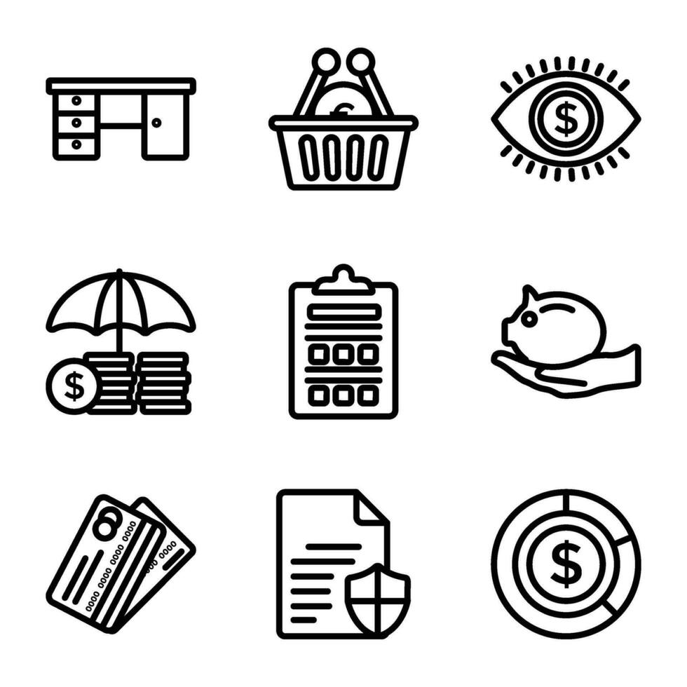 Set of Startup and New Business Flat Vector Icons