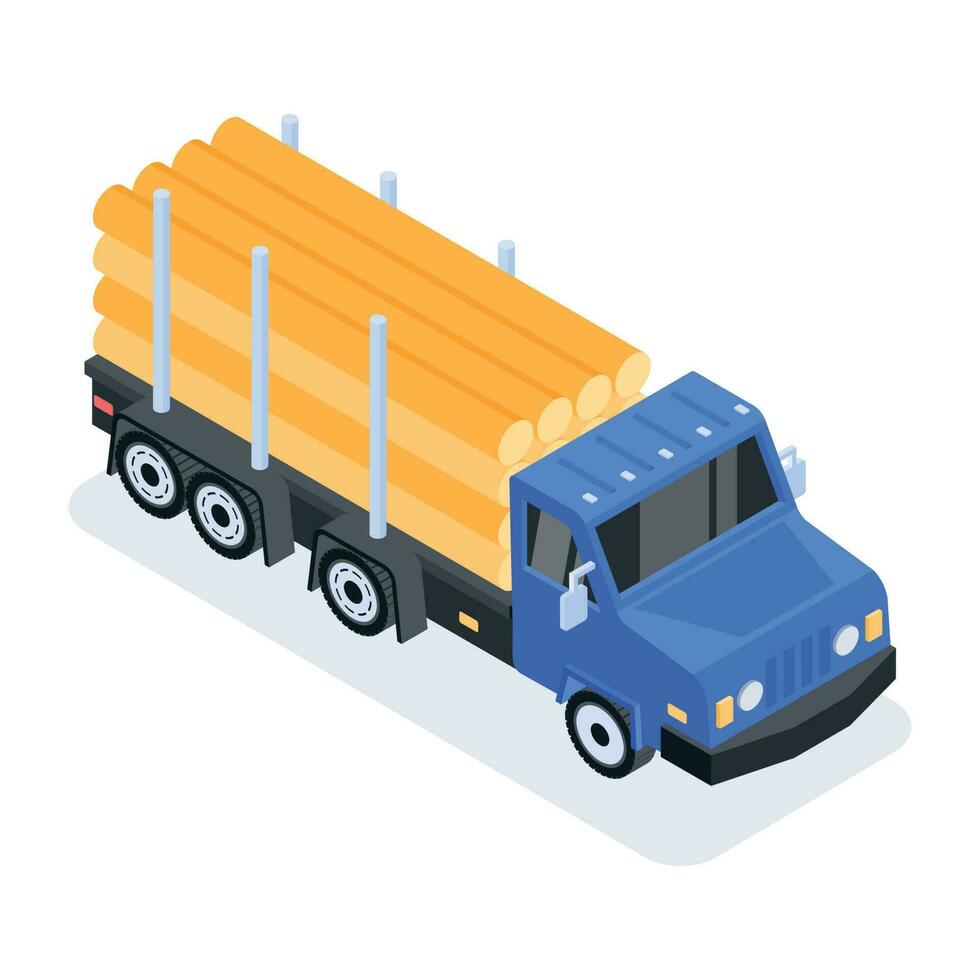 Flat Transport icons vector