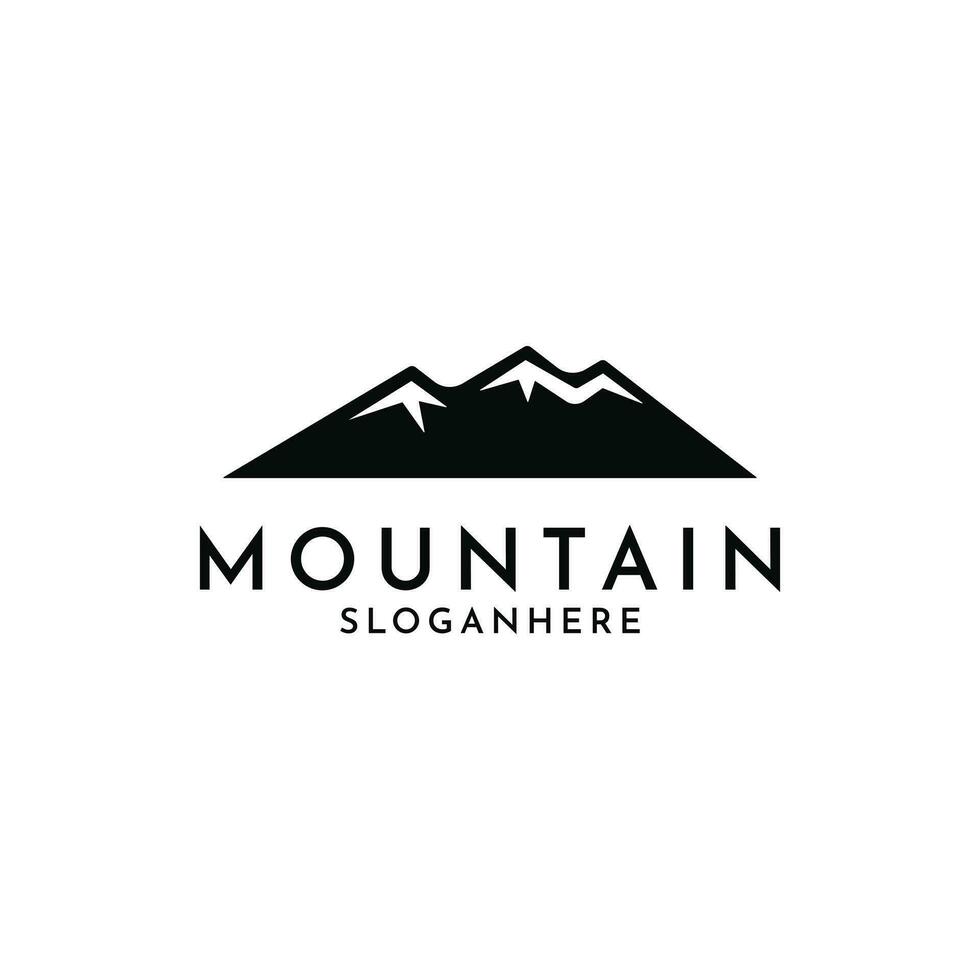 Mountain logo design creative idea vector