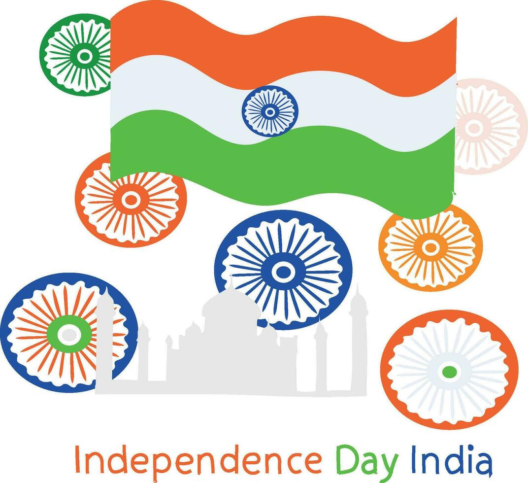 India independence days vector