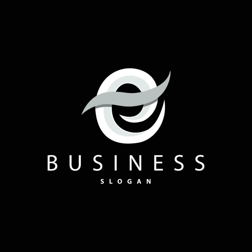 Initial Letter E Minimalist Logo, Simple Luxury Logotype Vector, Corporate Identity Emblem Symbol Design Brand, Company, Business vector