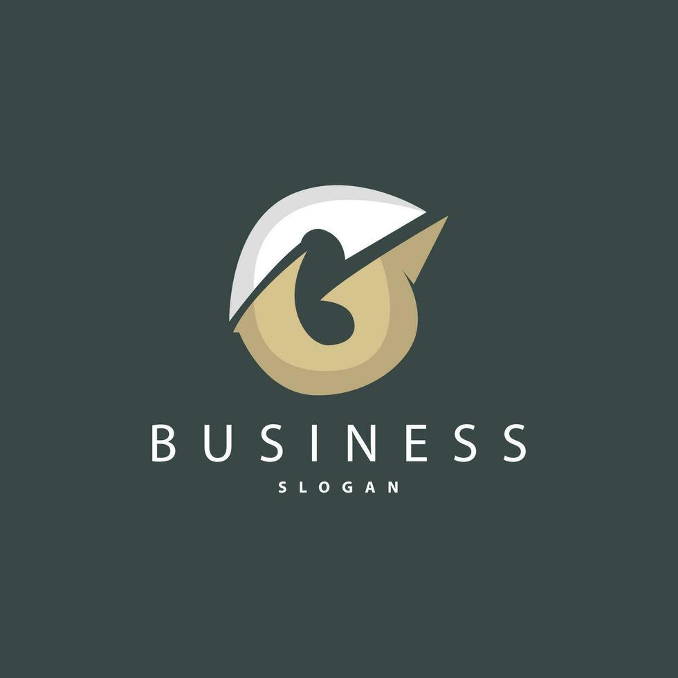 Initial Letter G Minimalist Logo, Simple Luxury Logotype Vector, Corporate Identity Emblem Symbol Design Brand, Company, Business vector