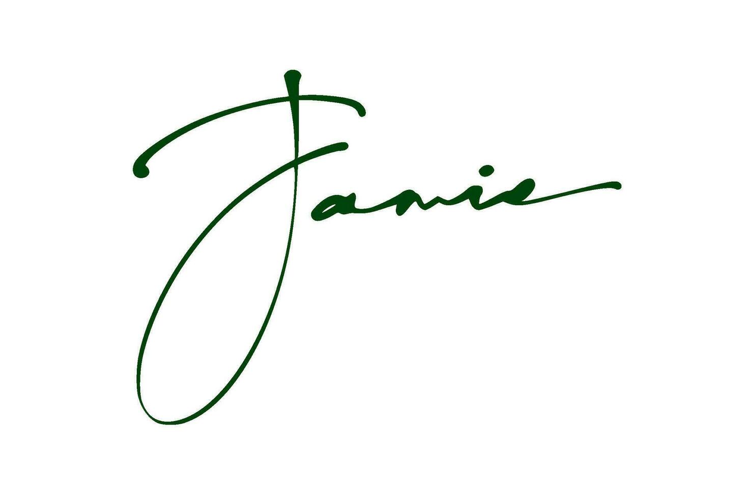 signature series J design illustration vector