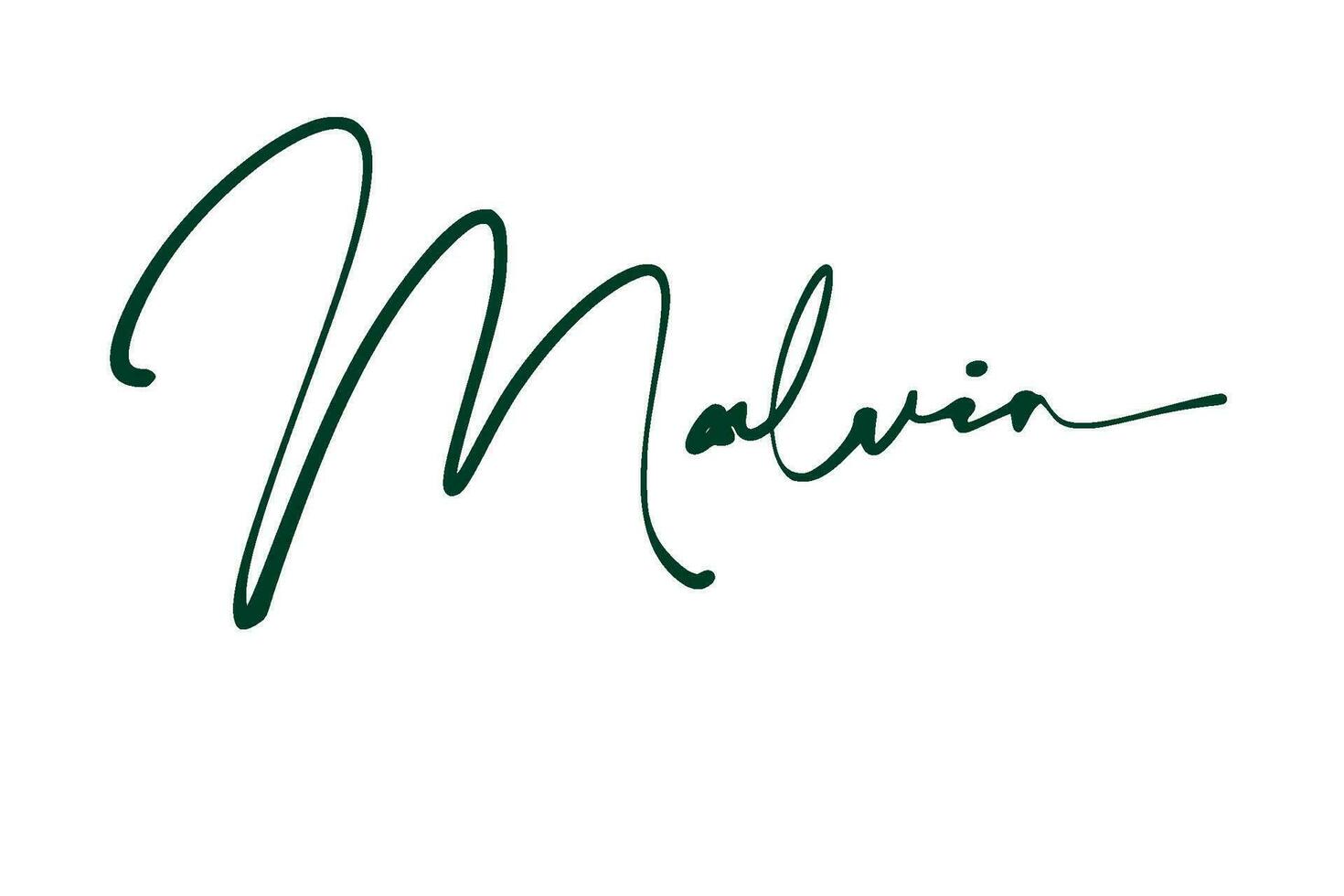 signature series M design illustration vector