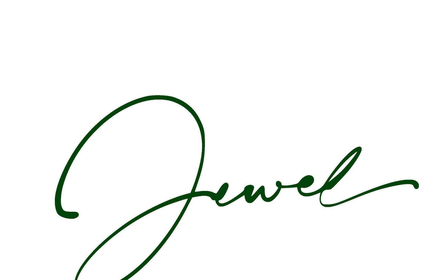 signature series J design illustration vector