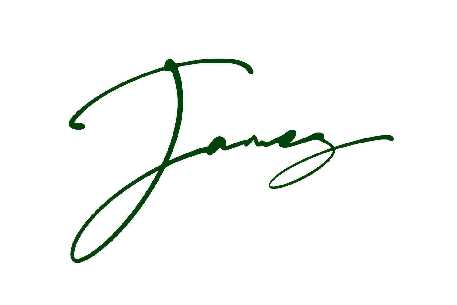 signature series J design illustration vector