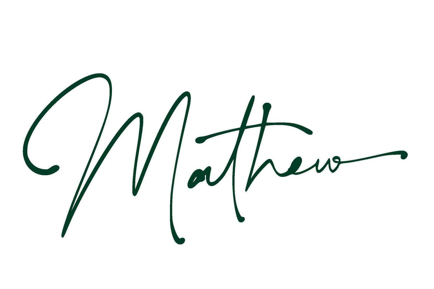 signature series M design illustration vector