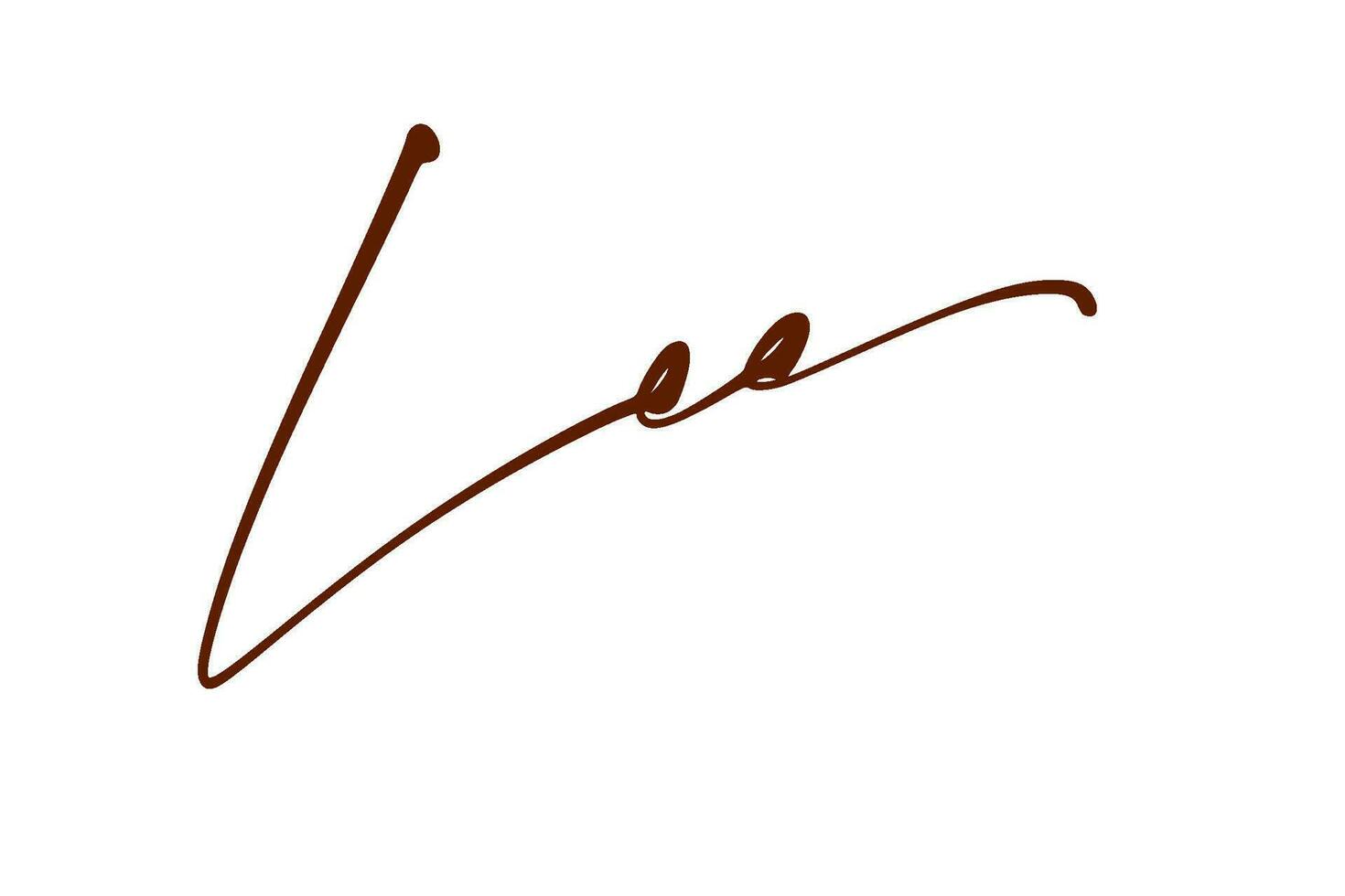 signature series L design illustration vector