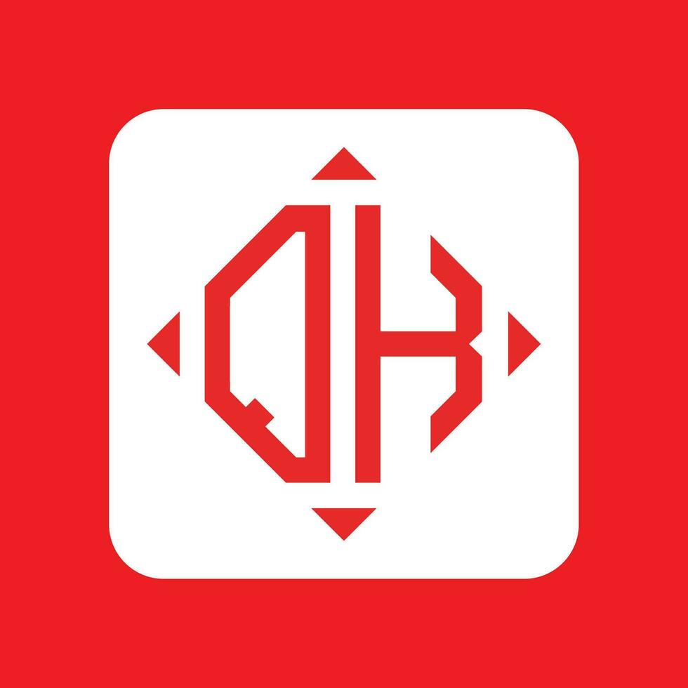 Creative simple Initial Monogram QK Logo Designs. vector