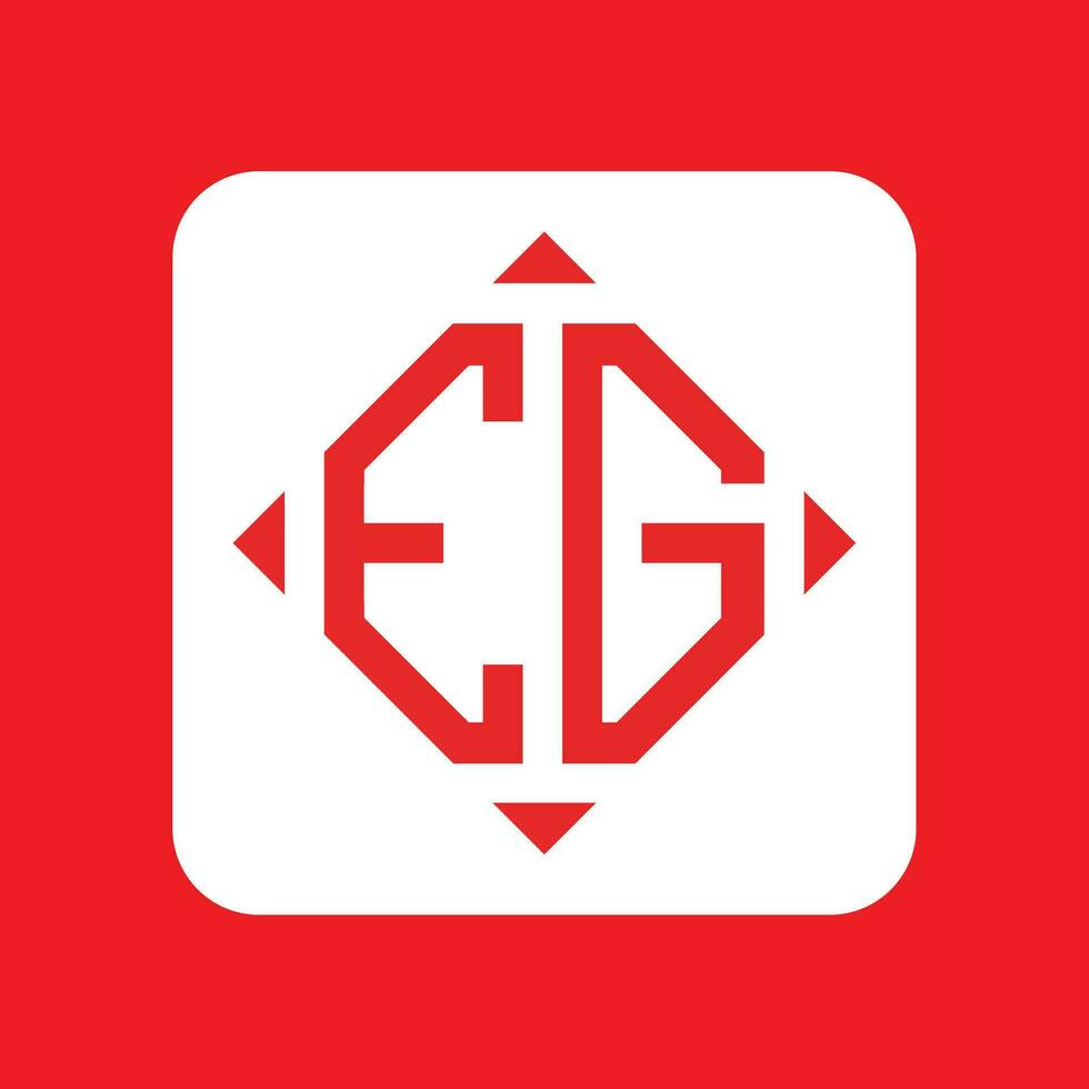 Creative simple Initial Monogram EG Logo Designs. vector
