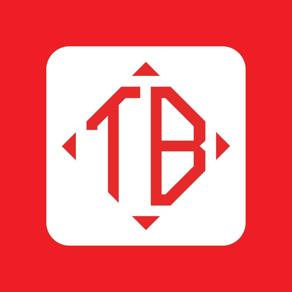 Creative simple Initial Monogram TB Logo Designs. vector