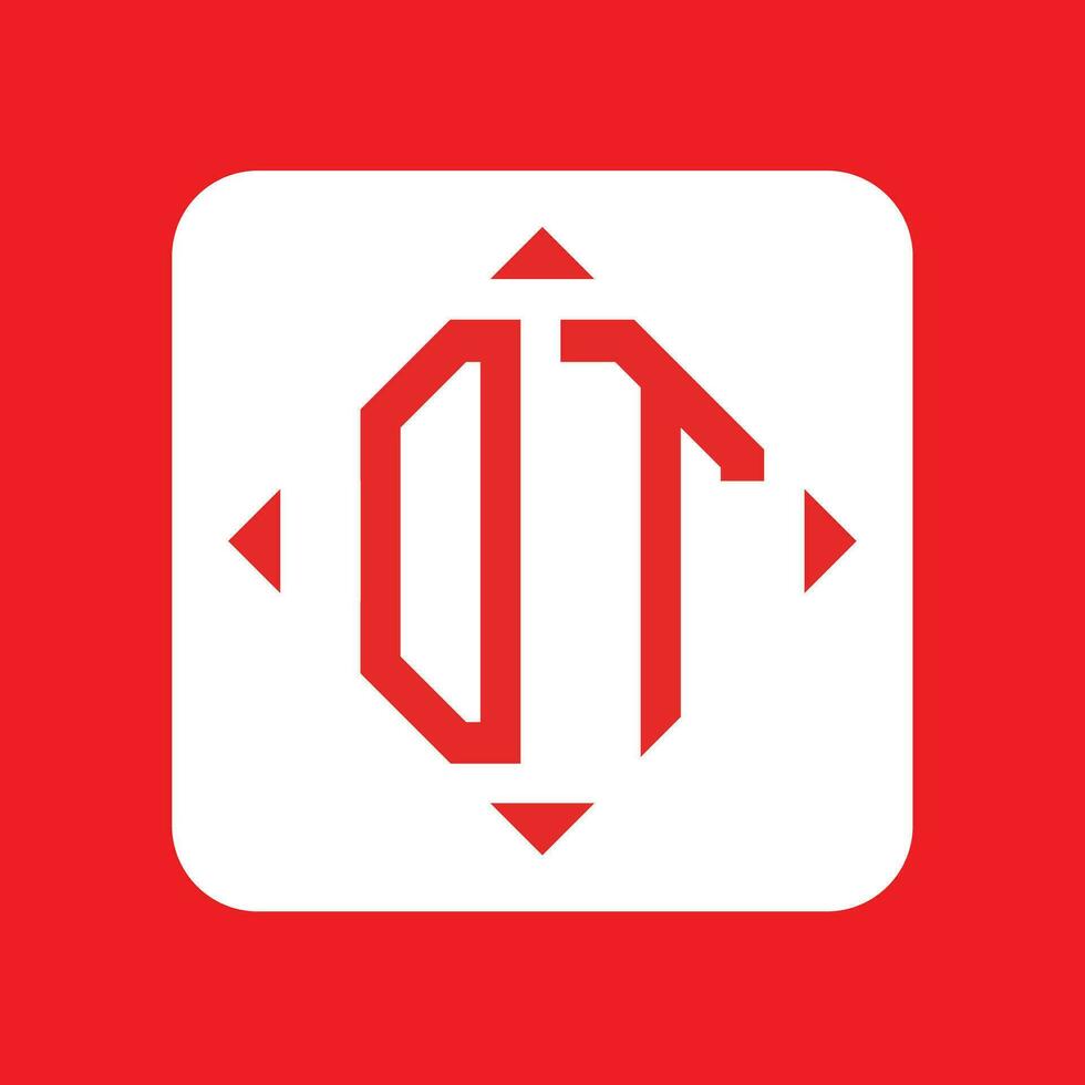 Creative simple Initial Monogram OT Logo Designs. vector