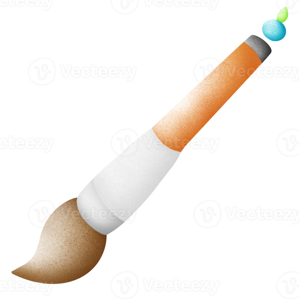 paintbrushes on transparent background png