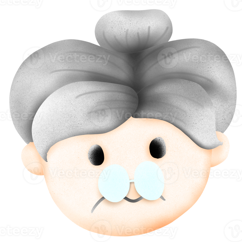 a cute grandmother png