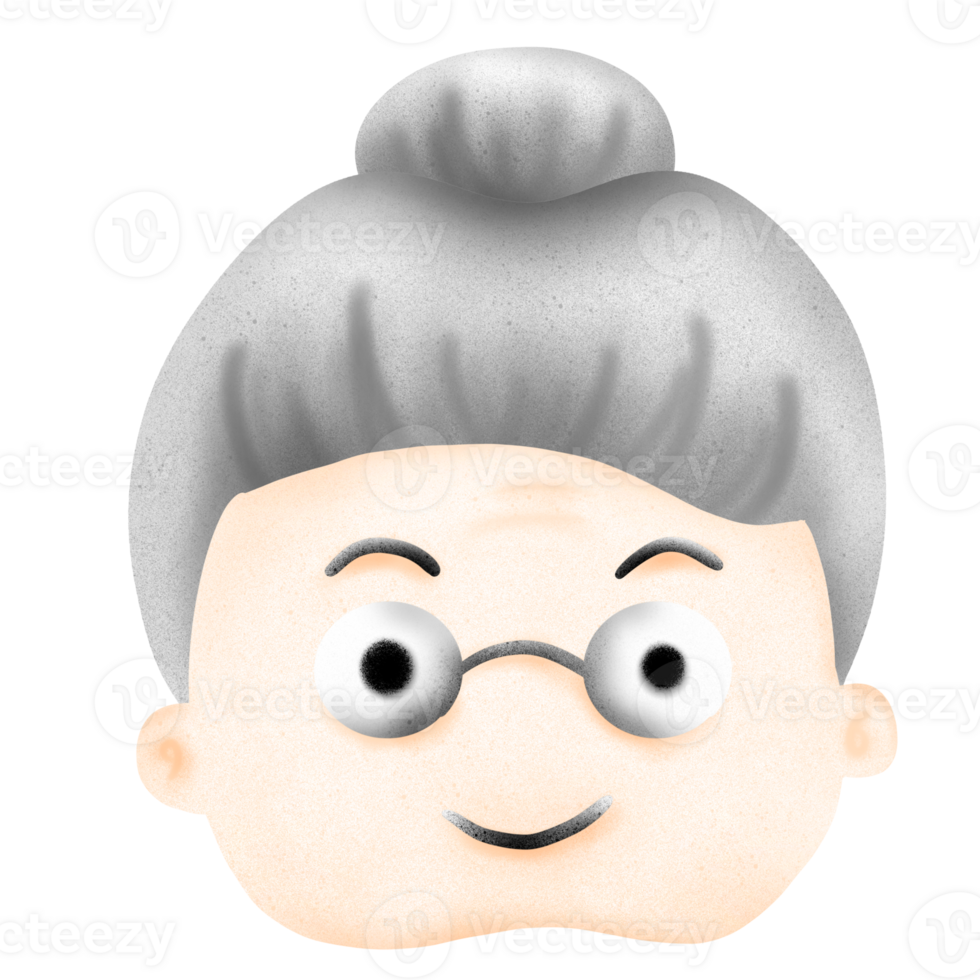 un linda abuela png